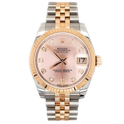 rolex datejust 31 gold steel|Rolex 31mm Datejust two tone.